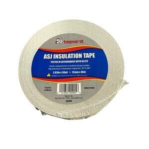 LOT OF (10) UL723 ASJ COLD SEAL 3" X 50YDS ASJ ALUMINUM INSULATION TAPE